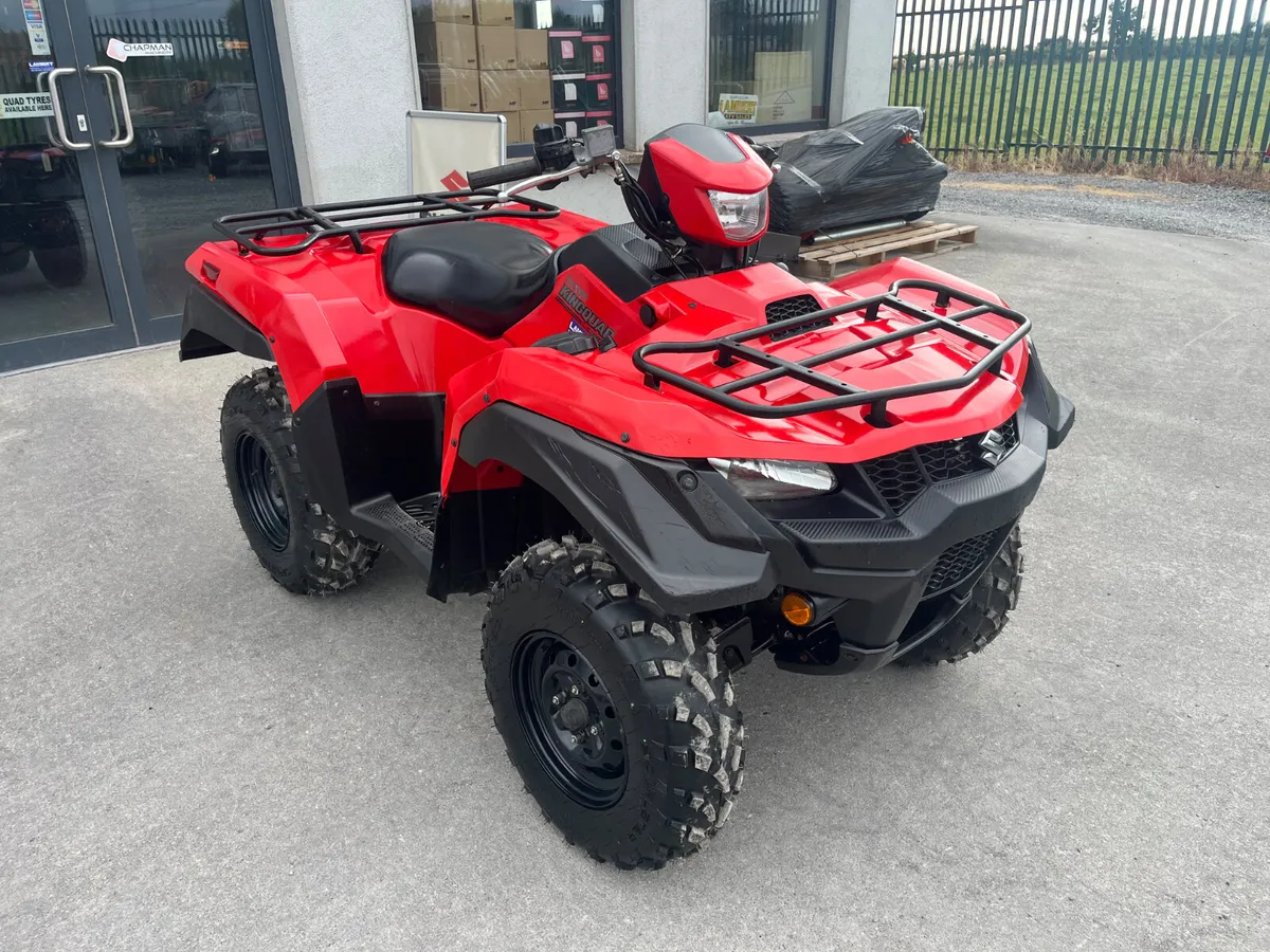 VIDEO! 2021 Suzuki KingQuad 500 EPS (1,330 hours ) - Image 4