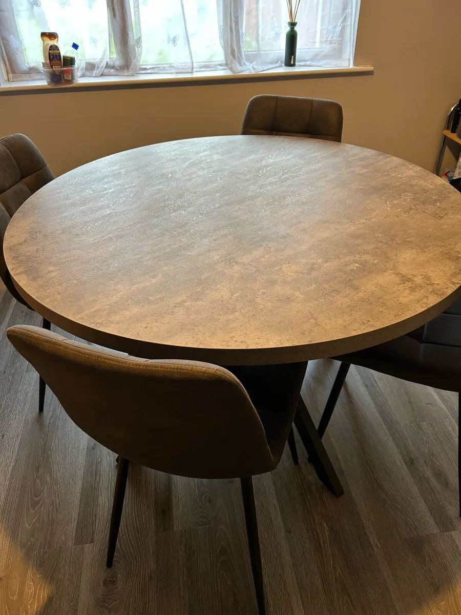 Sofa, table and chairs, 2 sideboards - Image 2