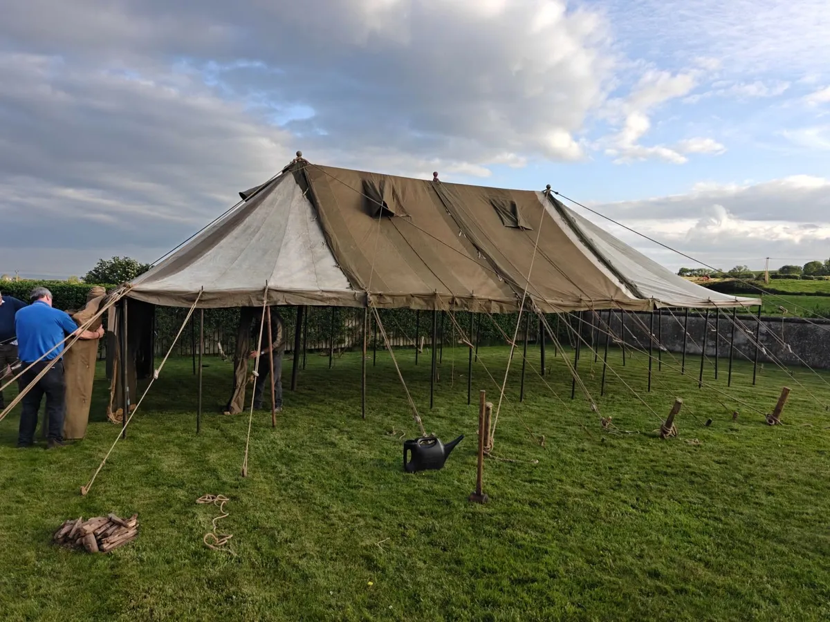 Vintage Army Tent Marquee - Image 2