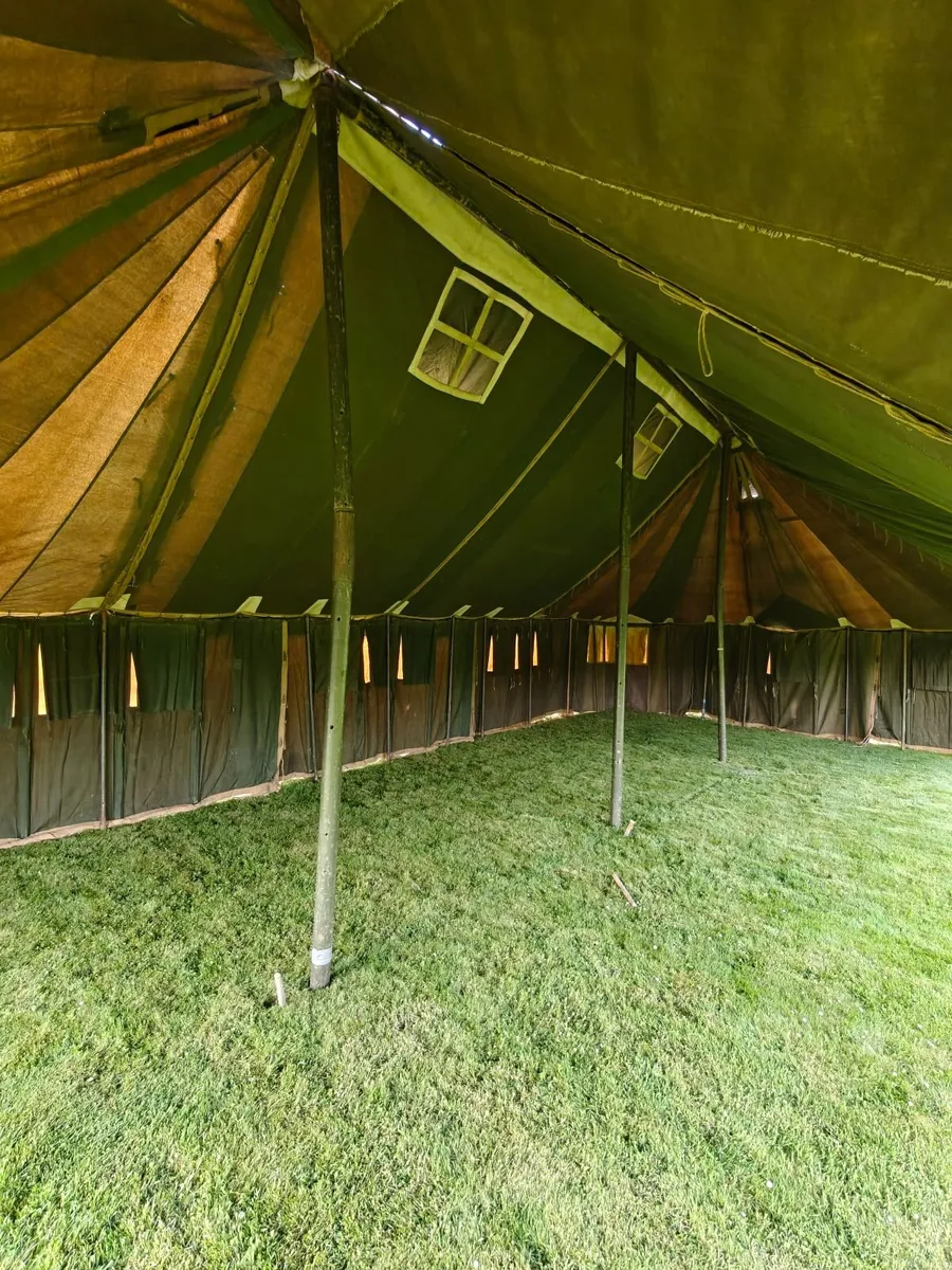 Vintage Army Tent Marquee - Image 3