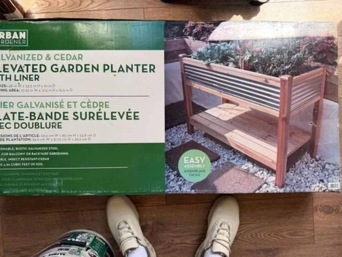 New Urban Gardener Elevated Garden Planter - Image 1