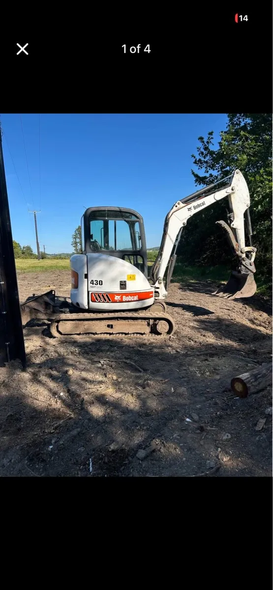 Bobcat 4ton digger - Image 1