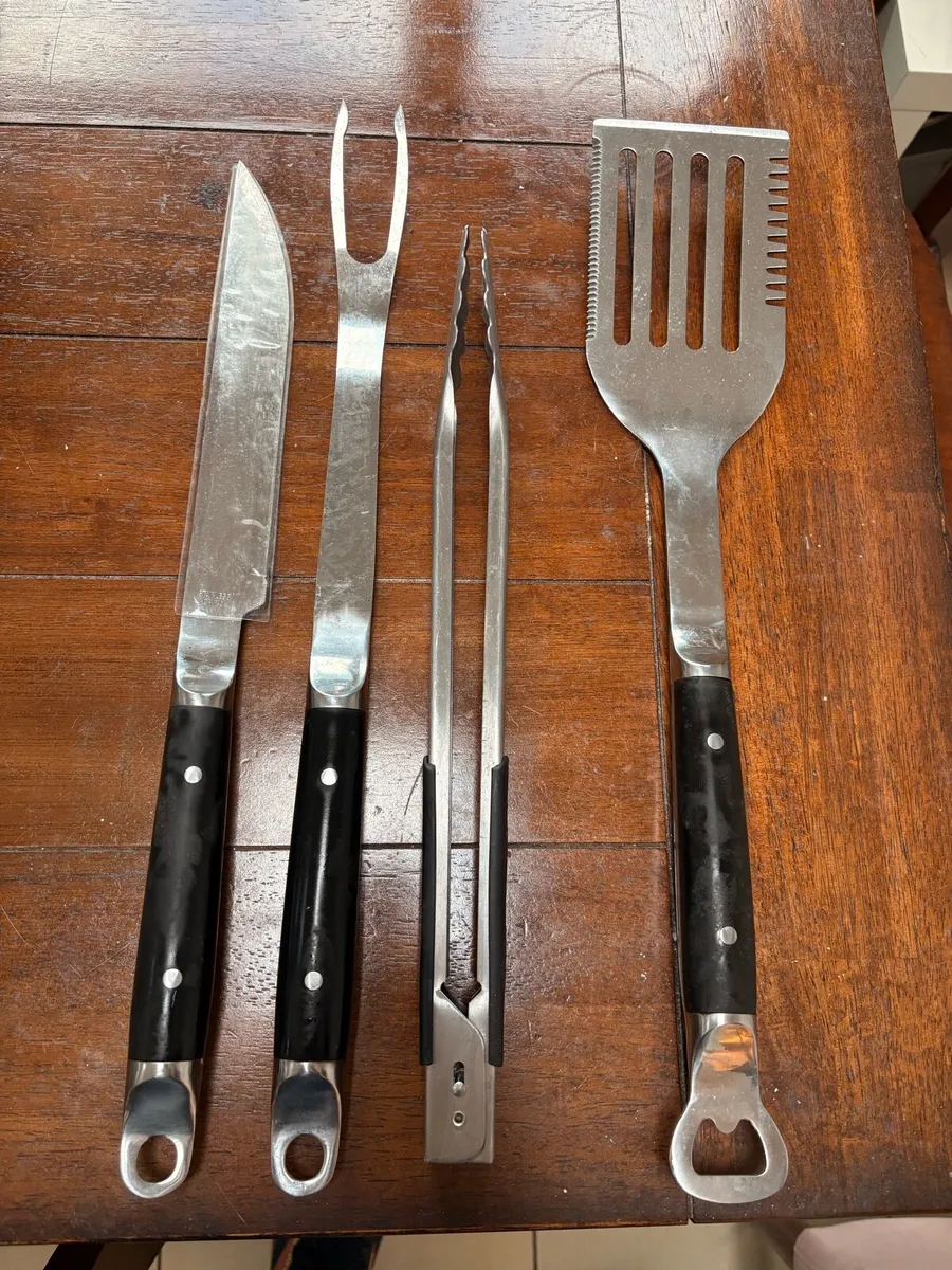 Stainless steel bbq set- 4 piece