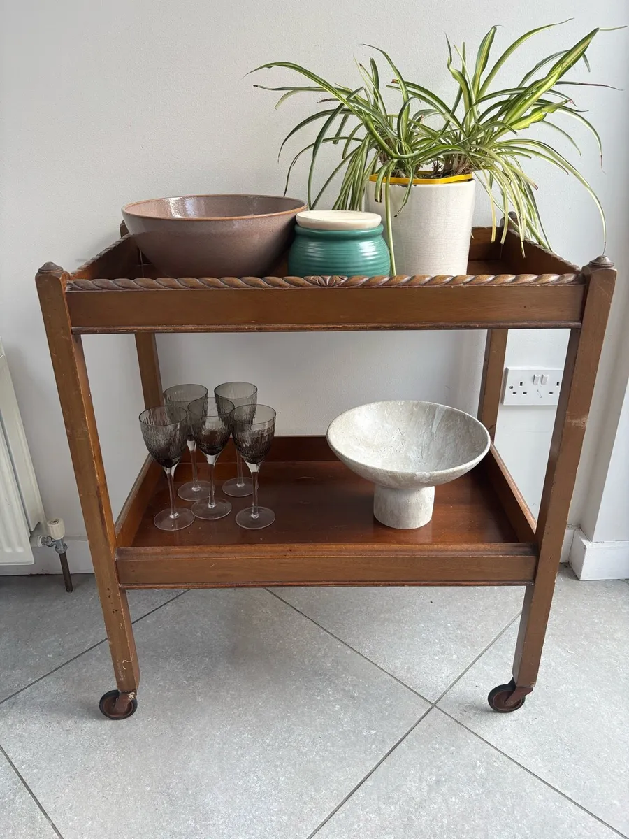 Vintage drinks trolley - Image 1