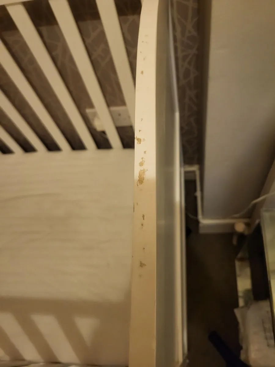 Mini Cot Bed White - Image 3