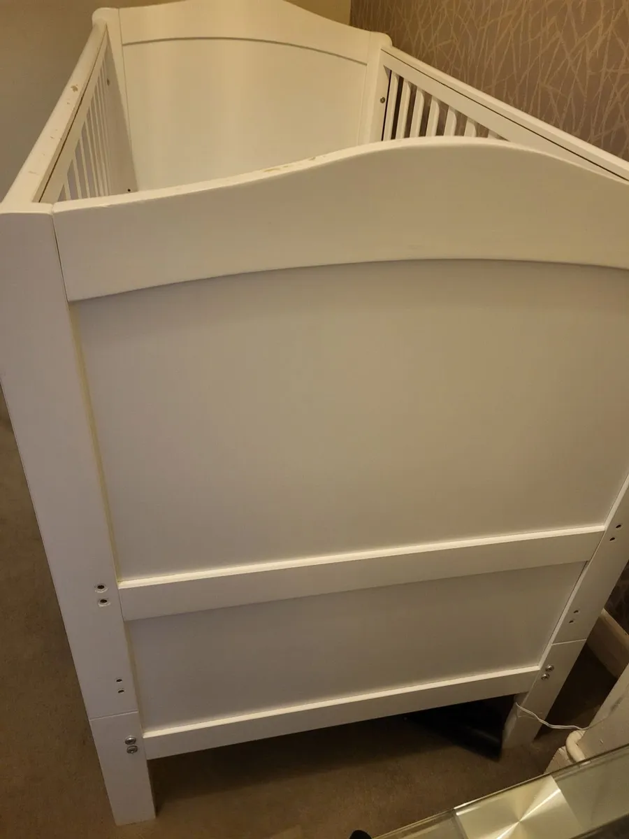 Mini Cot Bed White - Image 4