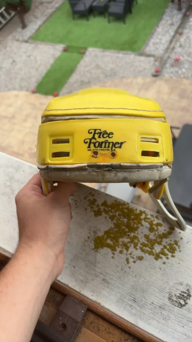 Old free former Hurling Helmet - Image 1