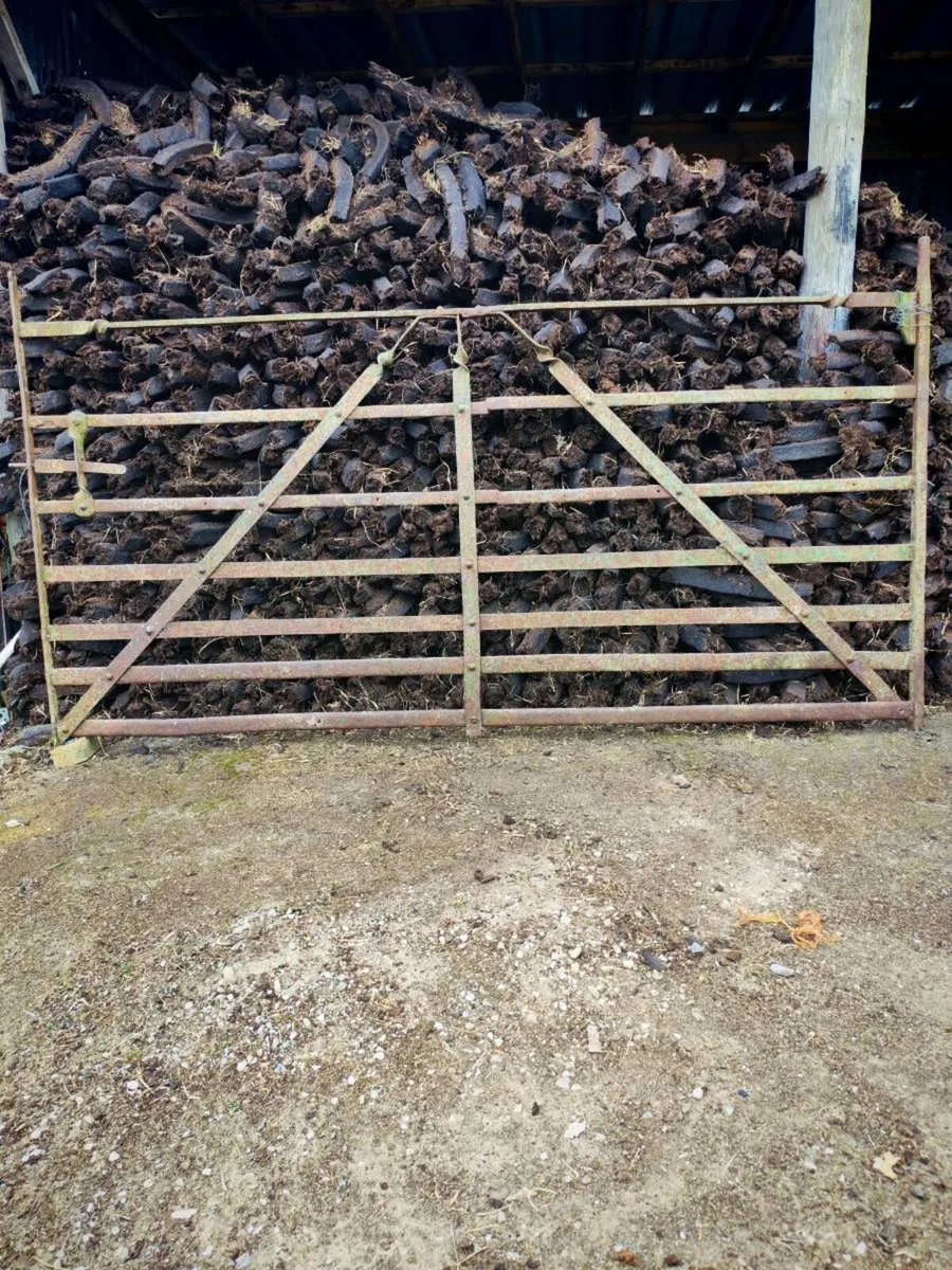 Antique Hand-Forged Irish Farm Gate - Image 1