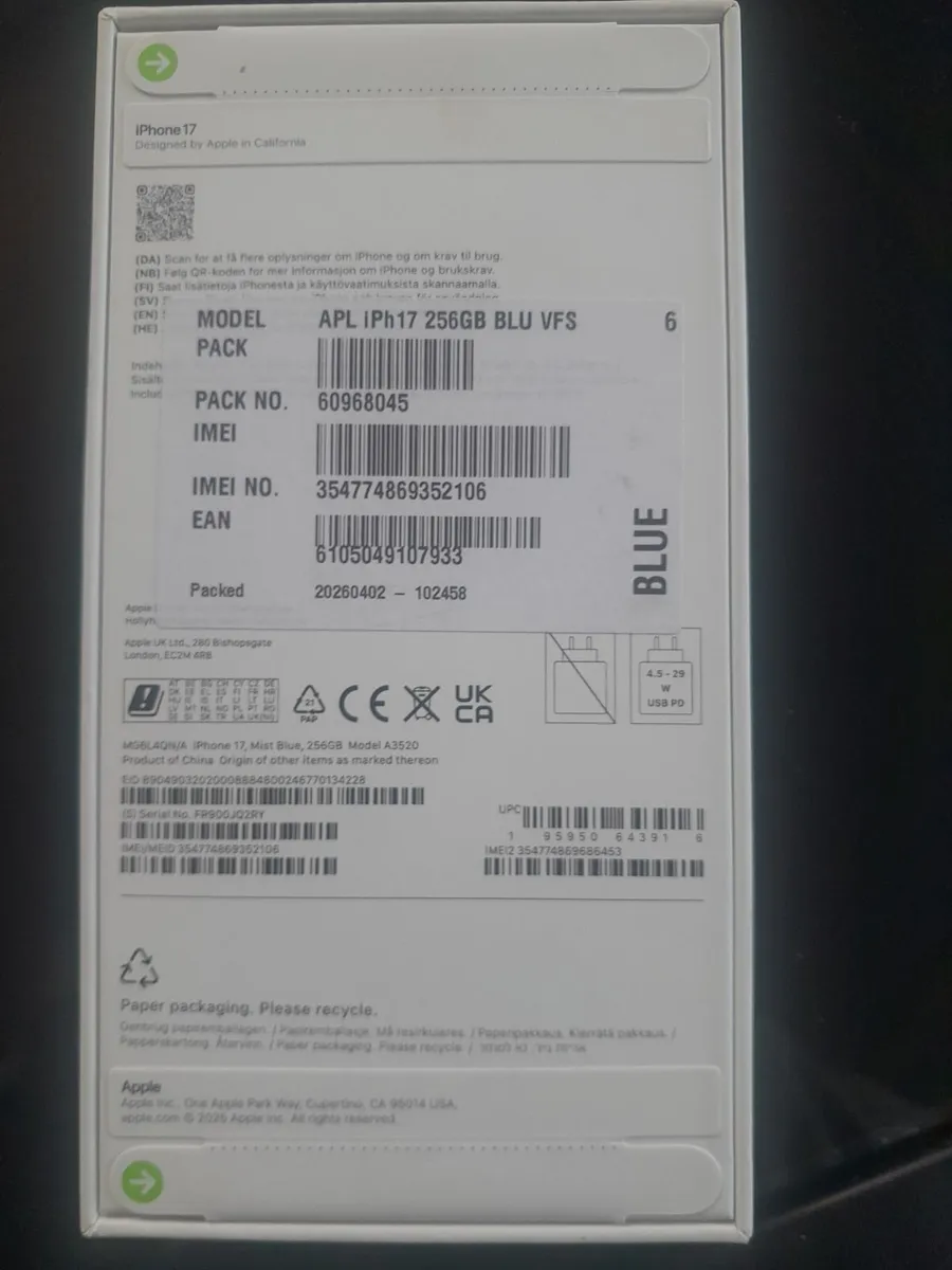 IPhone 17 256GB Blue - Image 2