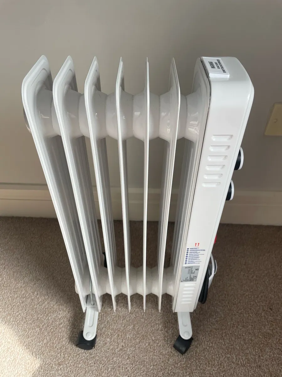 ELECTRIC PORTABLE OIL-FILLED RADIATOR (WHITE) - Image 3