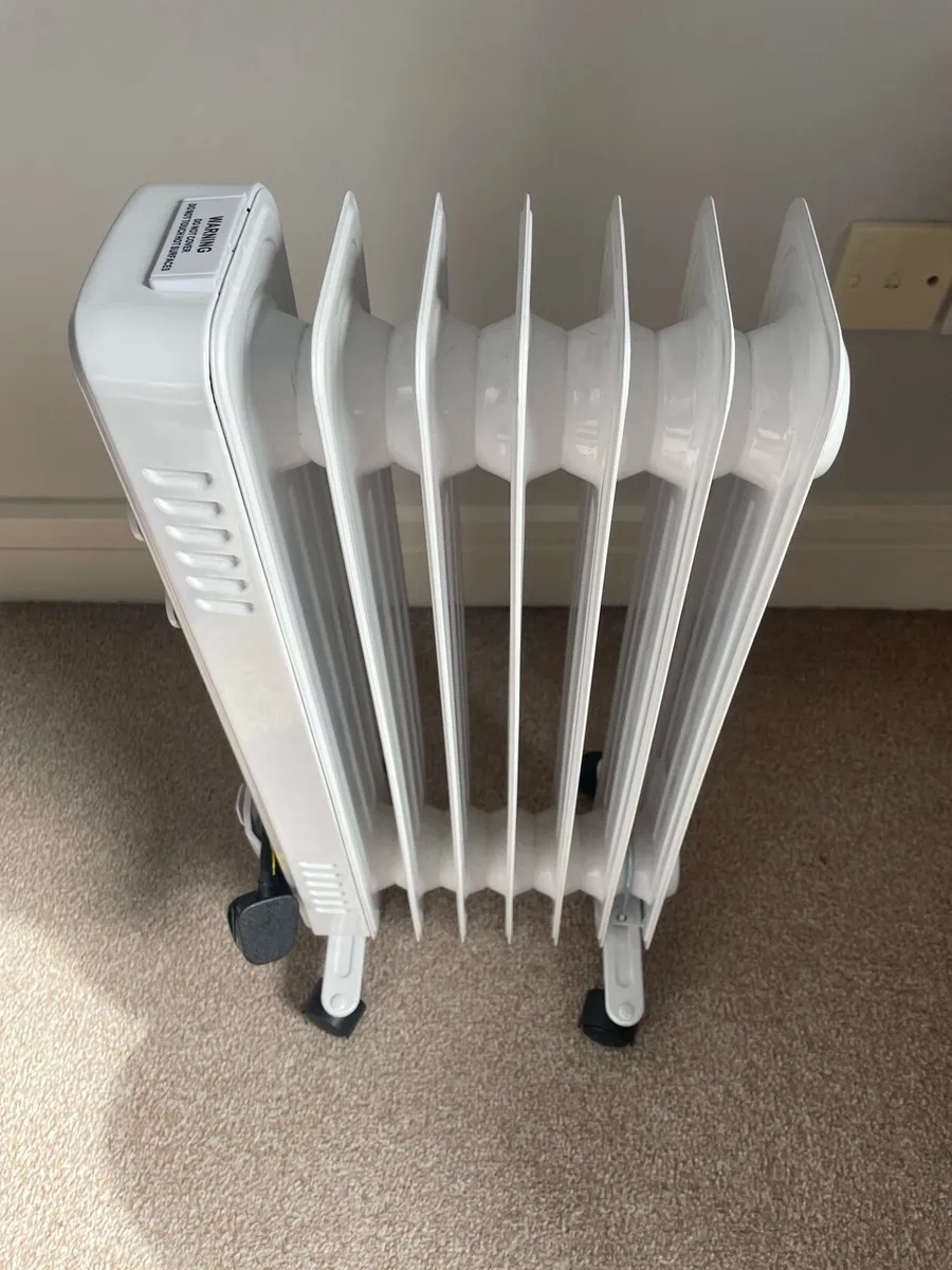 ELECTRIC PORTABLE OIL-FILLED RADIATOR (WHITE) - Image 2