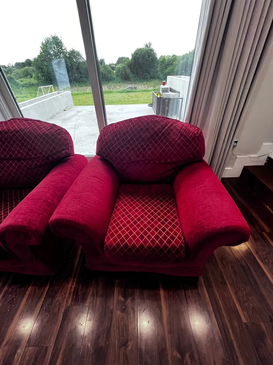 Pair of Armchairs (Grey Stretch covers included - Image 4
