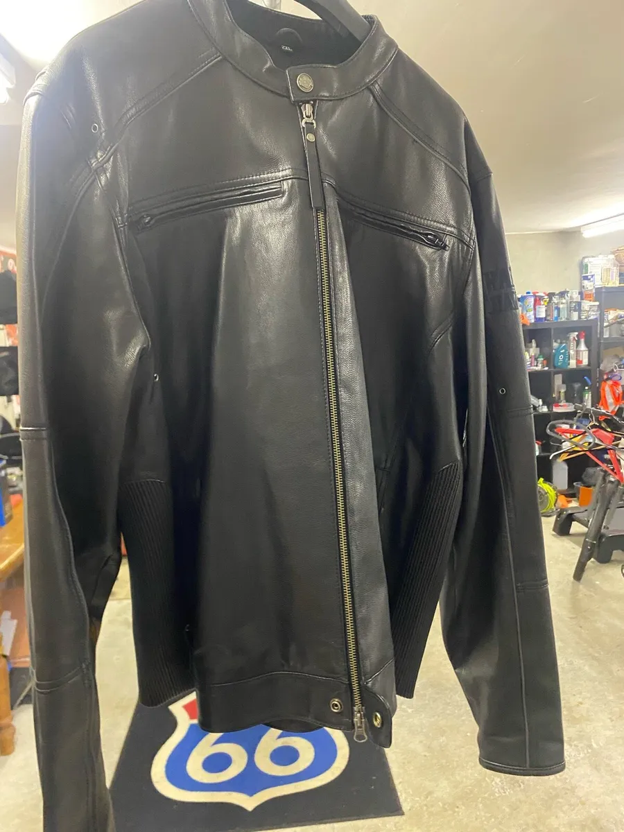 Genuine Harley Leather Jacket XXL - Image 2