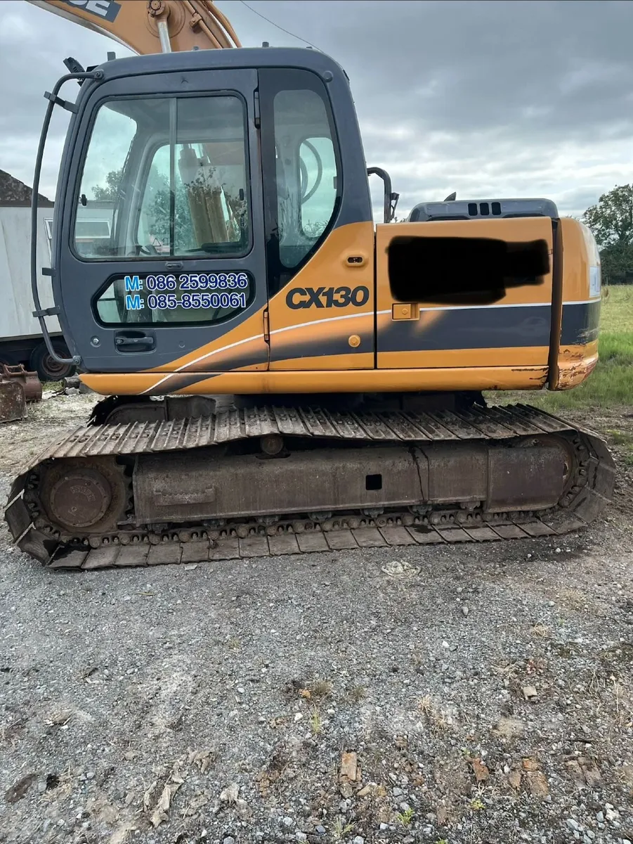 Case CX130 Tracked Excavator - Image 2