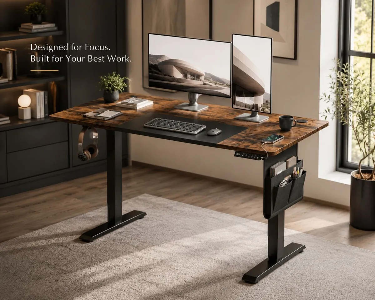Electric Desk Standing Desk Height Adjustable 120c - Image 1