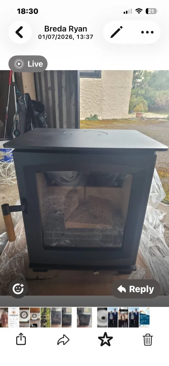 Brand new Henley solid stove 6 kw - Image 1
