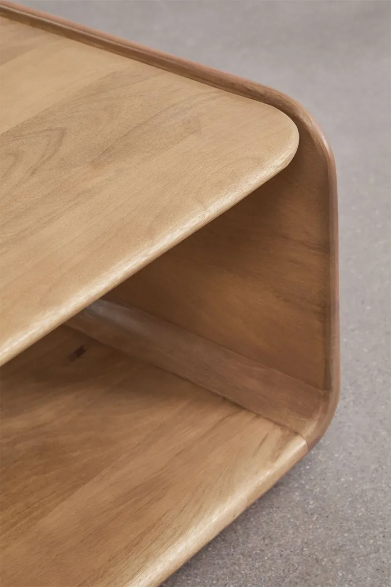 Sklum Large solid wood coffee table - Image 2