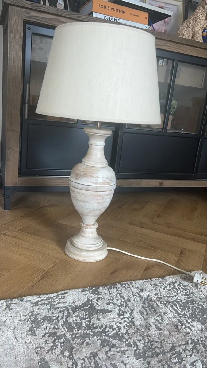 Ivory stone table lamp - Image 2