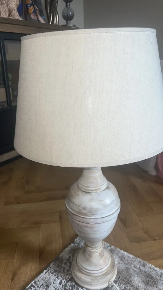Ivory stone table lamp - Image 3