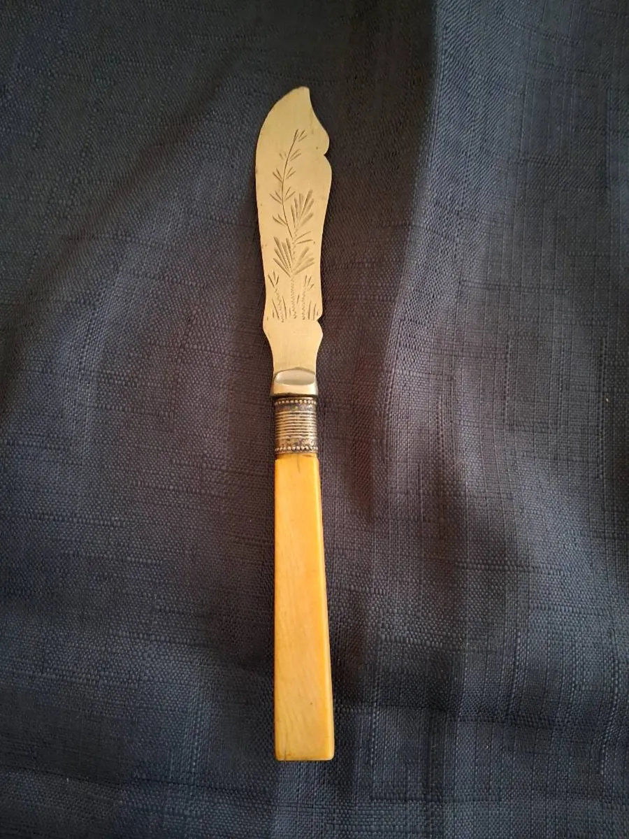 Silver Plated Fish/Butter Knife - Image 1