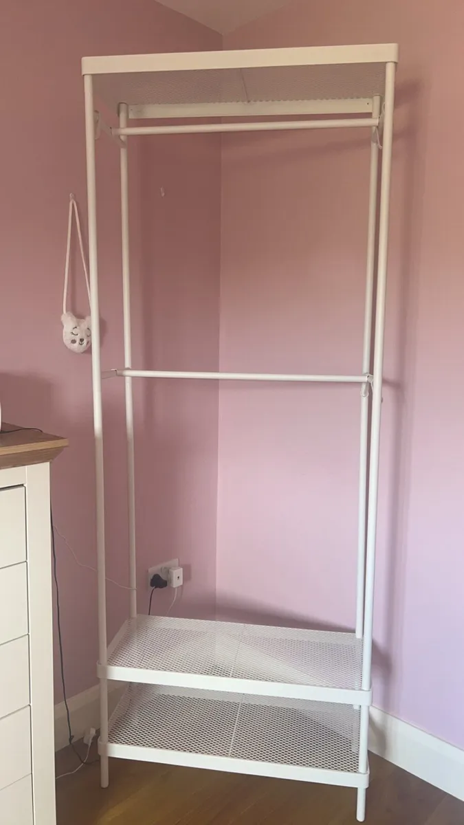 IKEA MACKAPAR clothes rail with shoe rack - Image 1