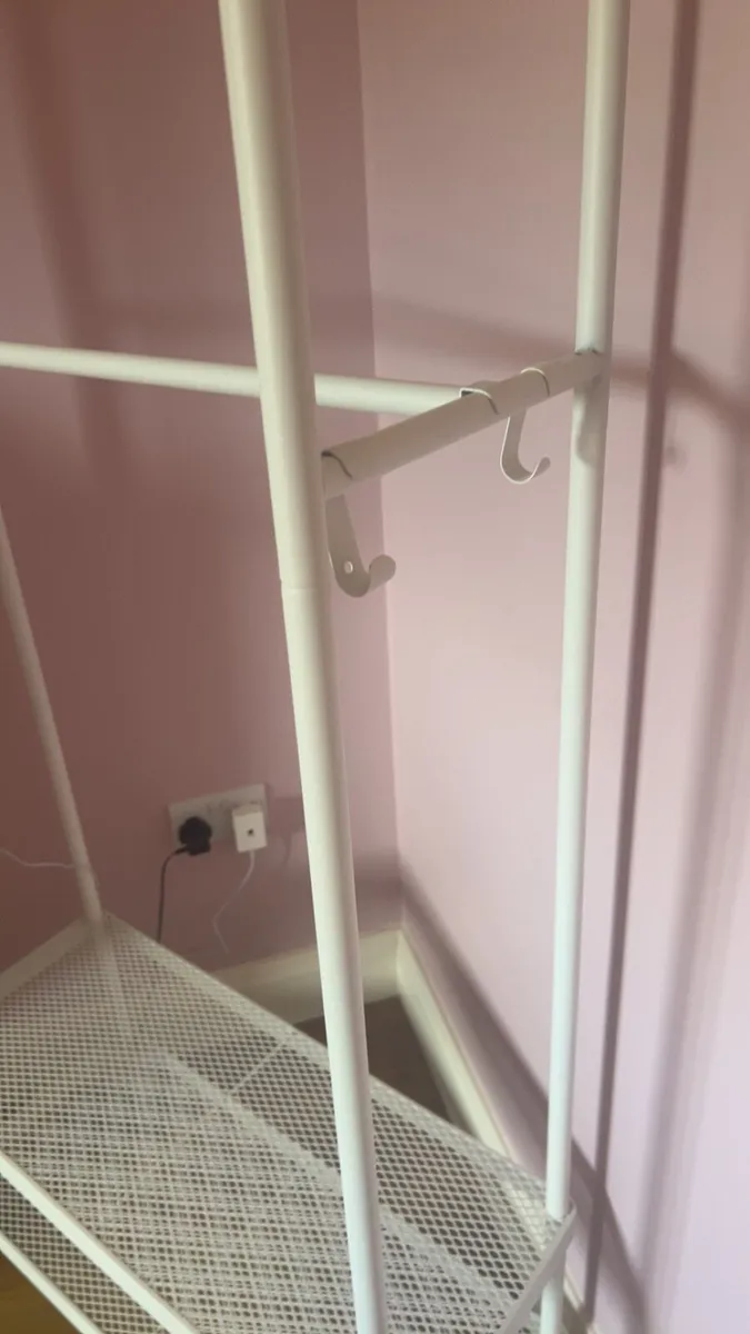 IKEA MACKAPAR clothes rail with shoe rack - Image 2