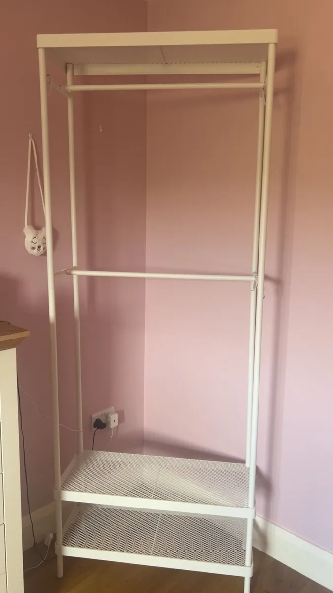 IKEA MACKAPAR clothes rail with shoe rack - Image 3