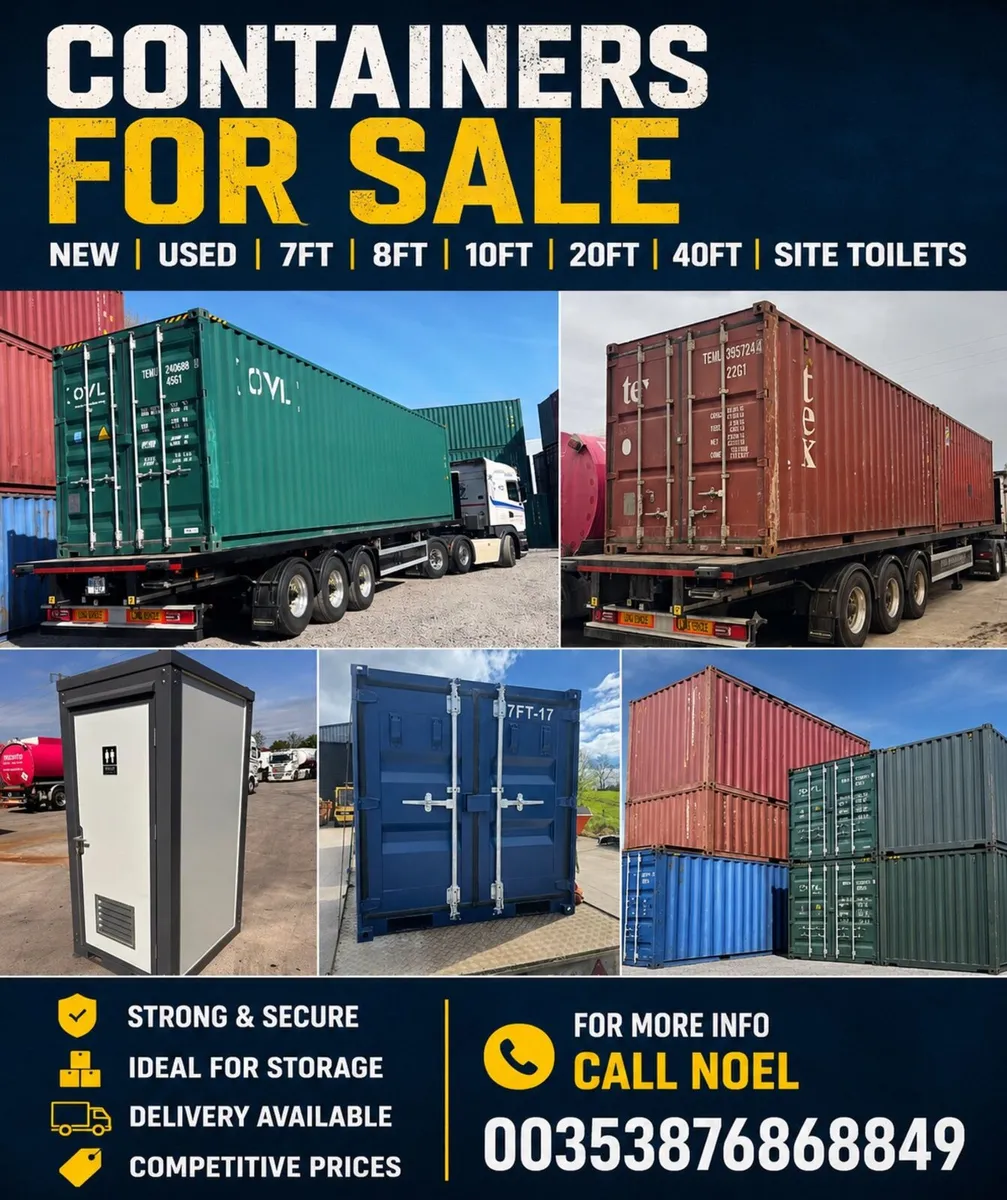 Container for sale and hire - Image 1