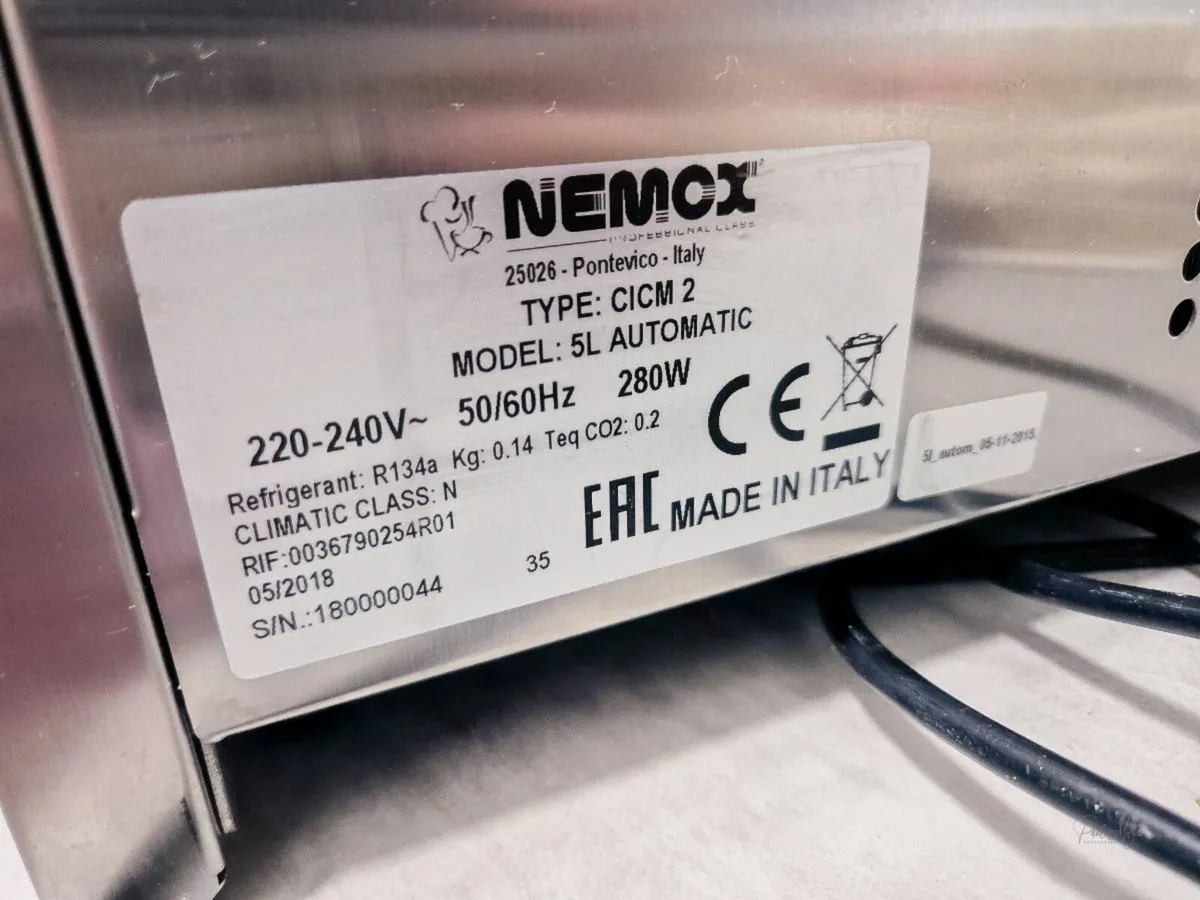 Nemox Gelato / Ice Cream Maker – Model 5L Automati - Image 4