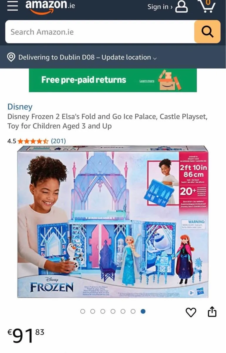 Disney Frozen 2 Elsa's Fold and Go Ice Palace - Image 3
