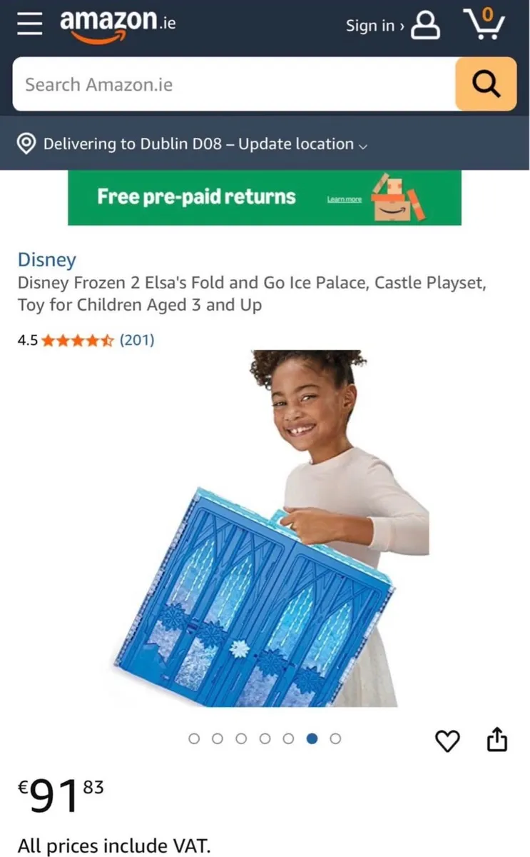 Disney Frozen 2 Elsa's Fold and Go Ice Palace - Image 4