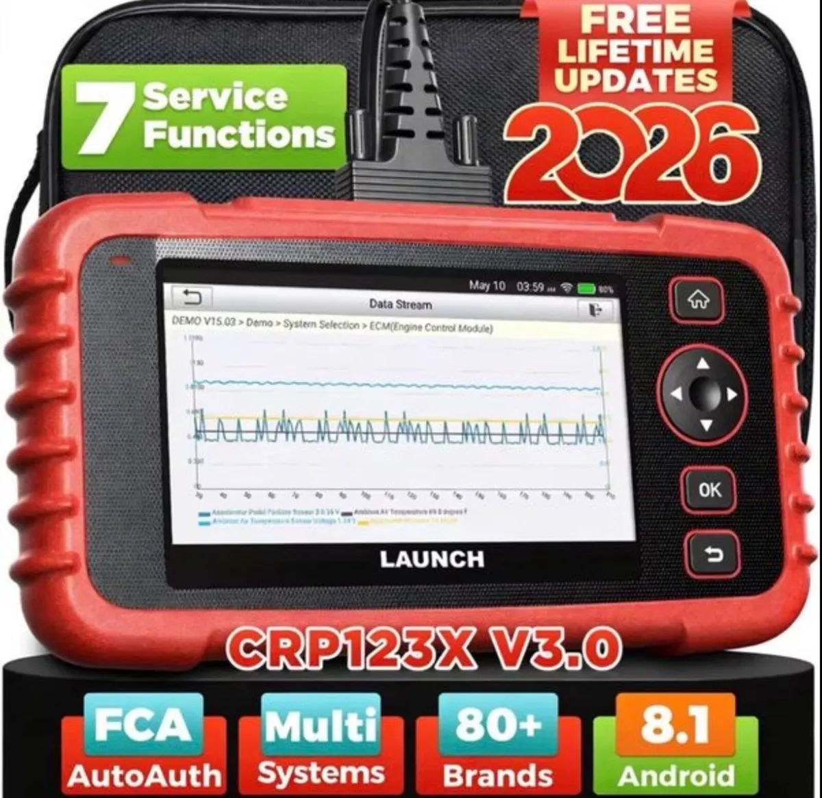Professional car/van diagnostic  Launch 123x new - Image 1