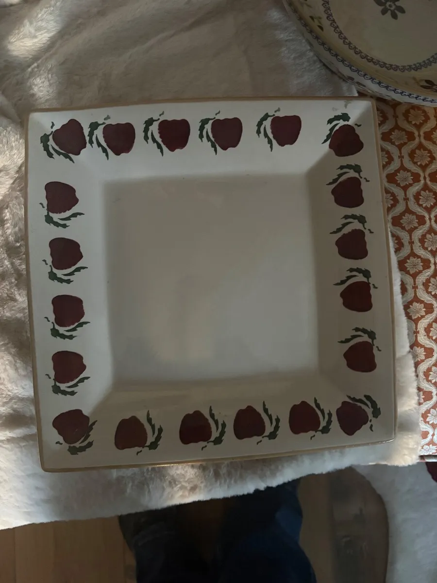 Nicholas Mosse apple square plate - Image 1
