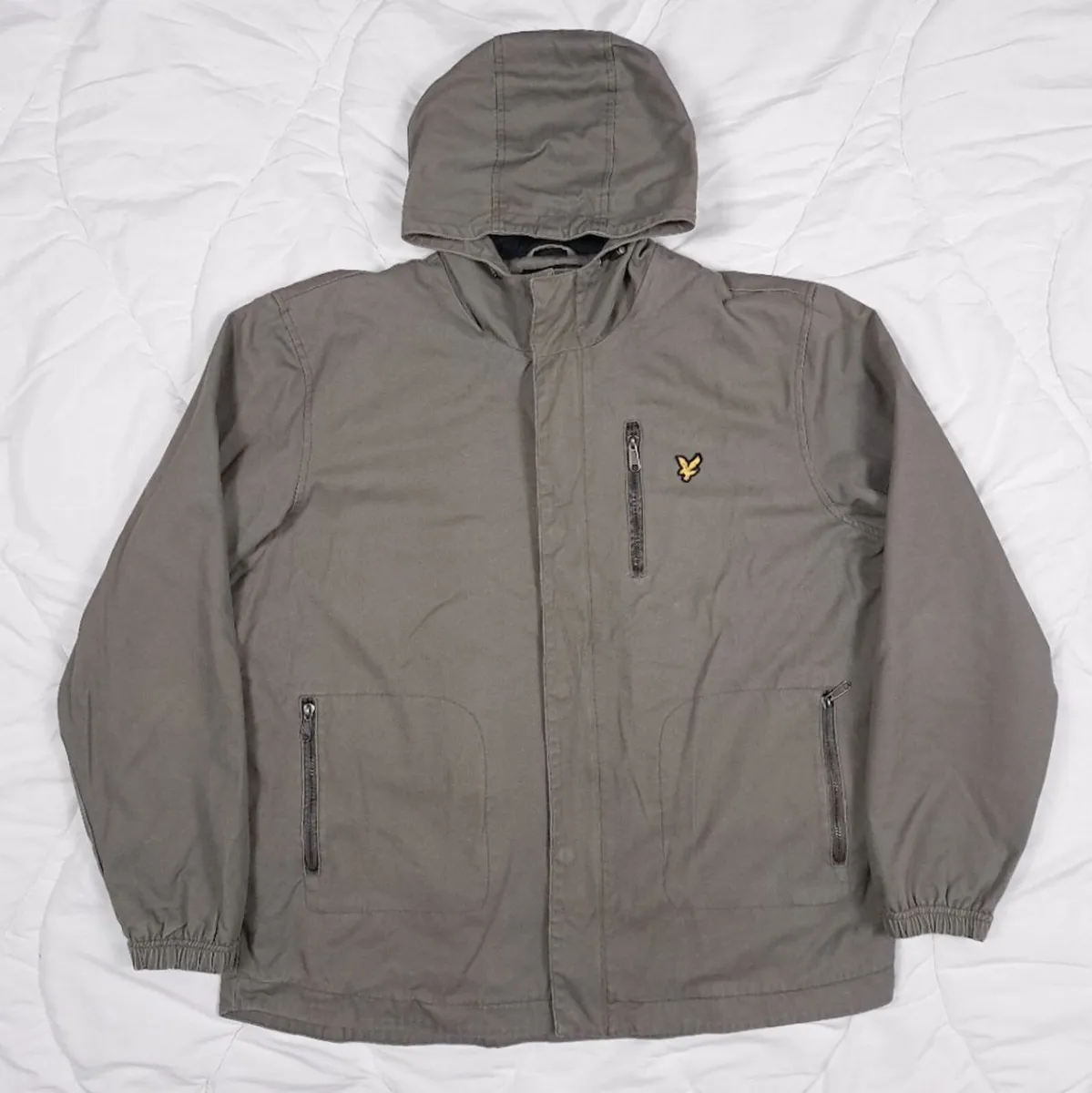 Lyle & Scott Khaki Green Jacket Size XXL - Image 1