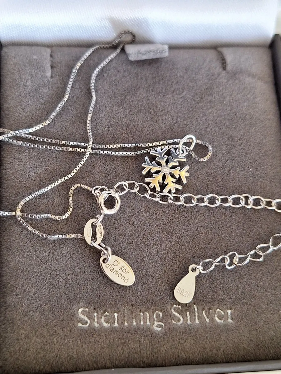 Sterling silver necklace womens - Image 3