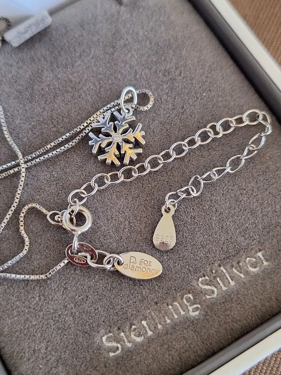 Sterling silver necklace womens - Image 4