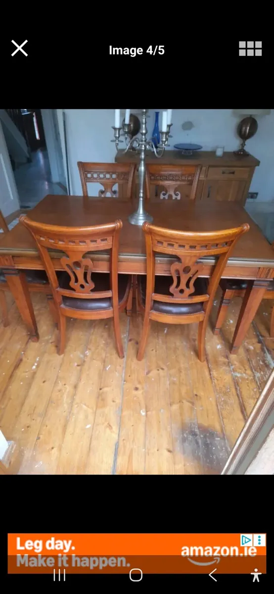 Table and 6 chairs - Image 2
