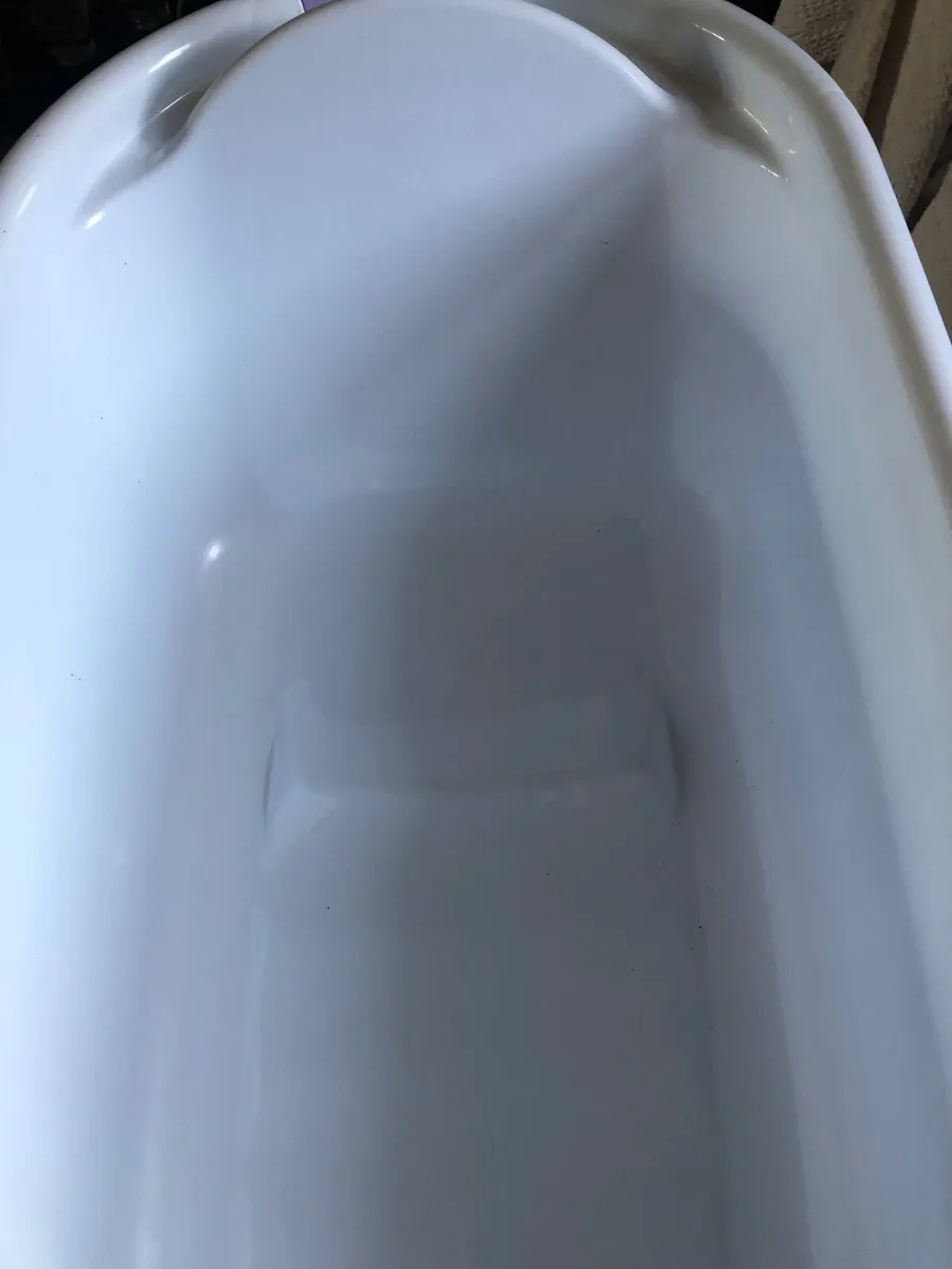 Deluxe Baby bath White/Mauve - Image 2