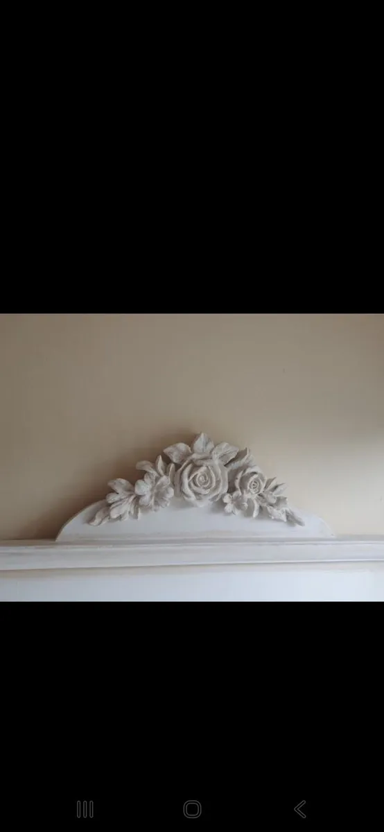 French country vintage style Mirror with shelf - Image 4
