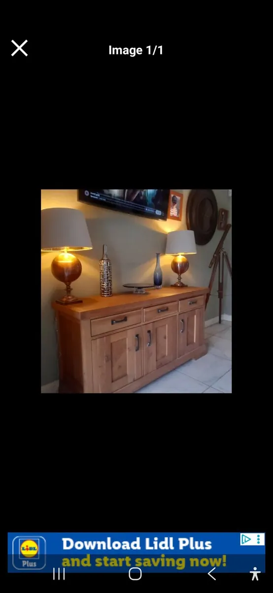 Oak sideboard