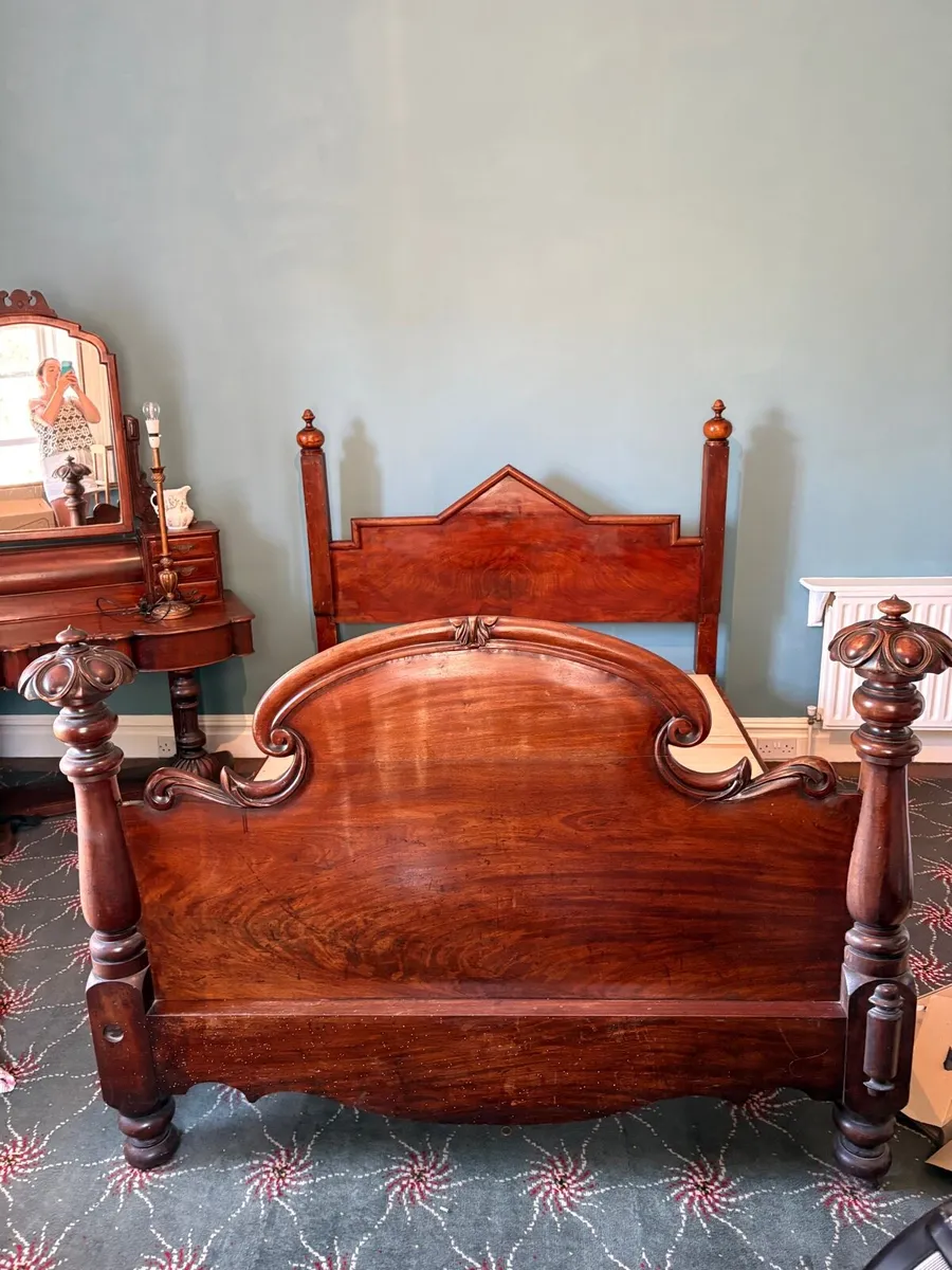 Antique bed - Image 1