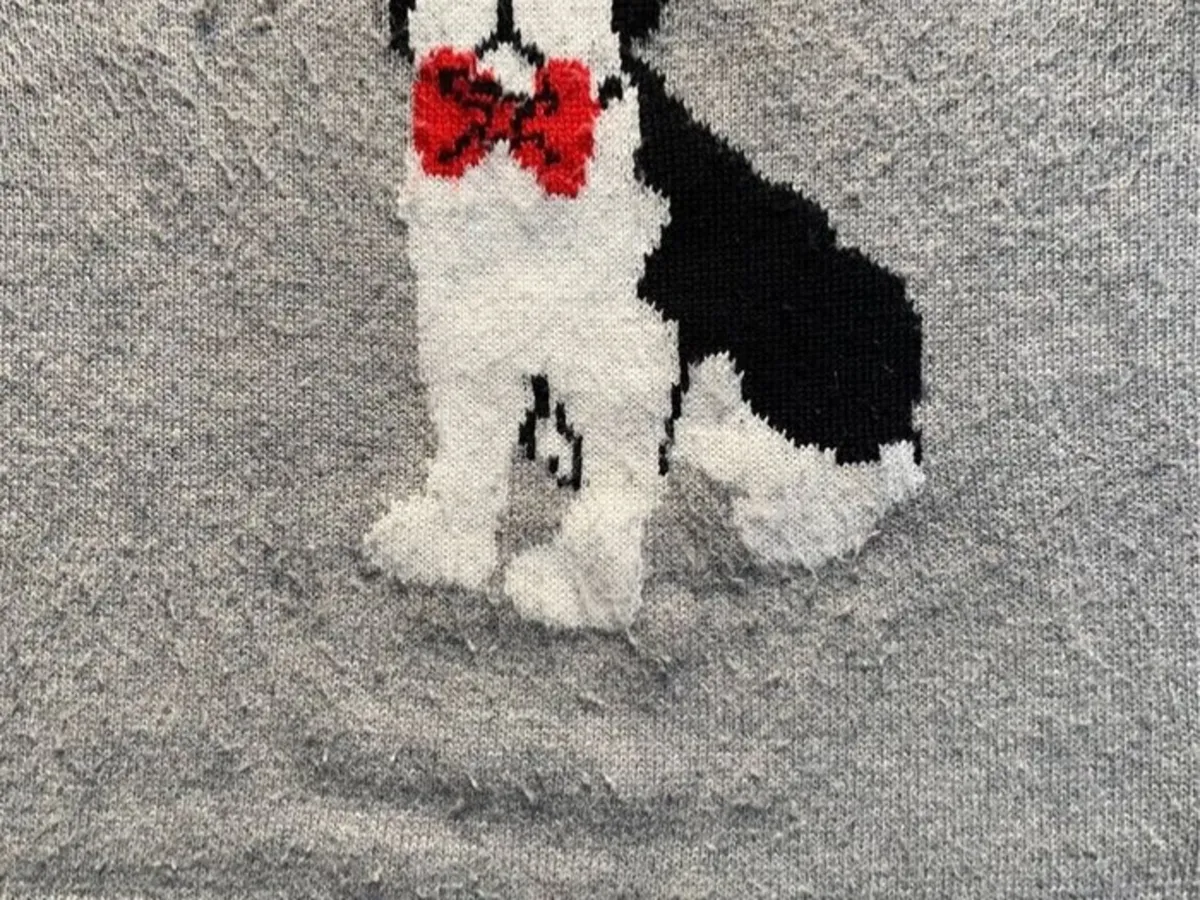 Ladies Doggy Jumper: Size 8 - Image 3