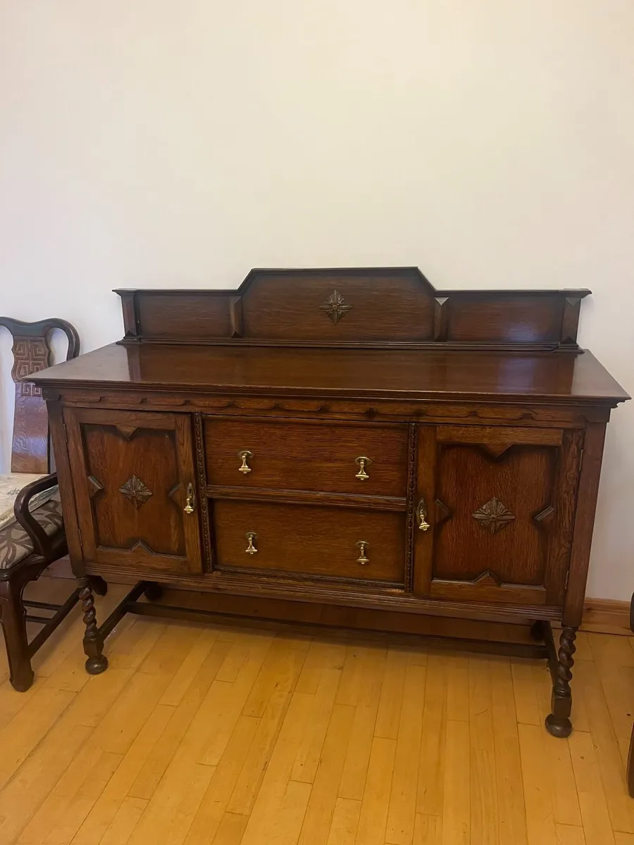 Antique display storage cabinet