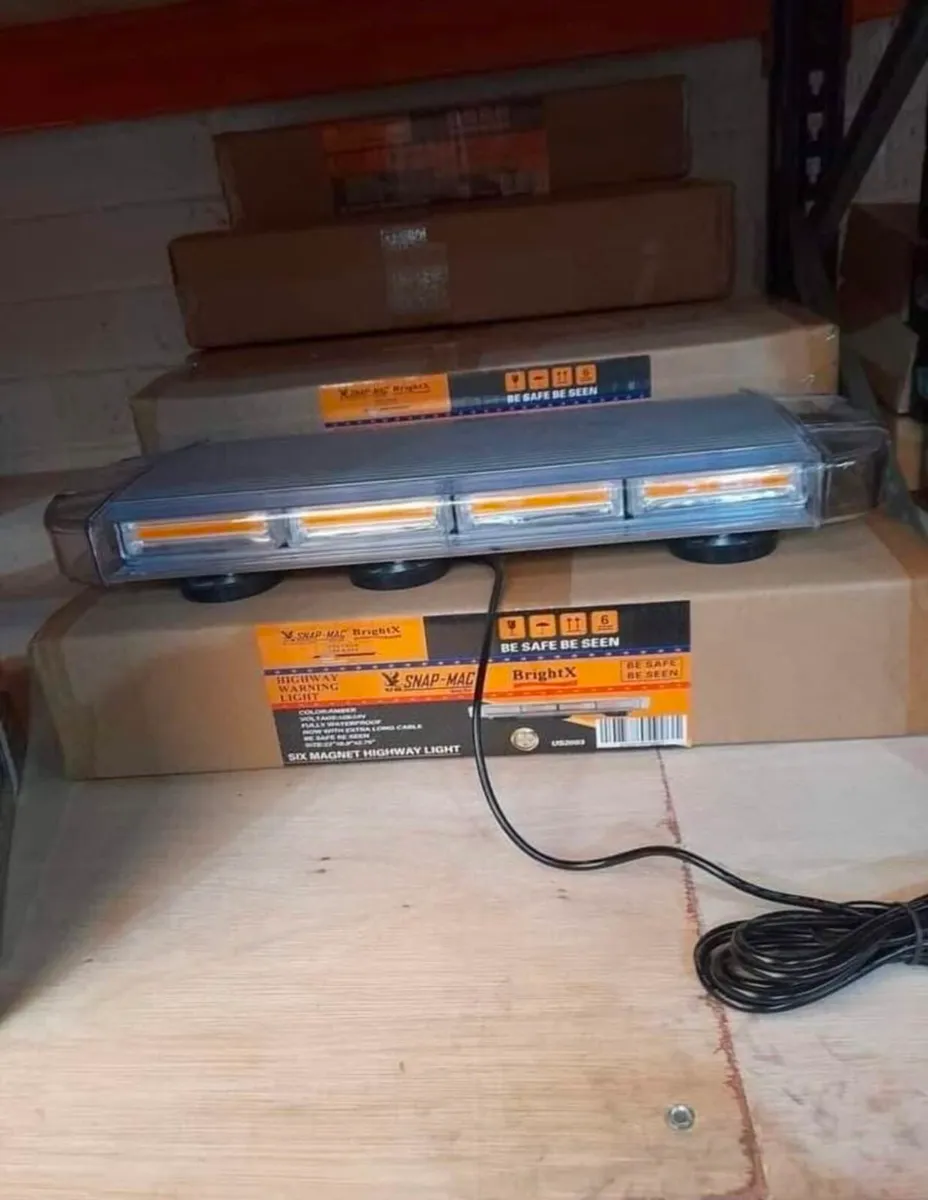 Brand New Snap-Mac Amber Beacon Light
