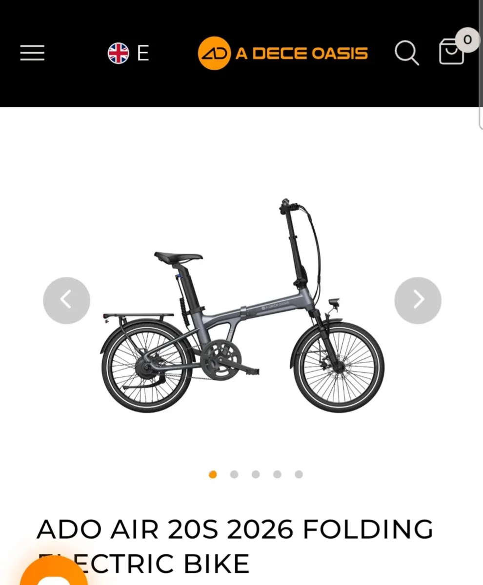 ADO AIR 20 Foldable electric bike - Image 4