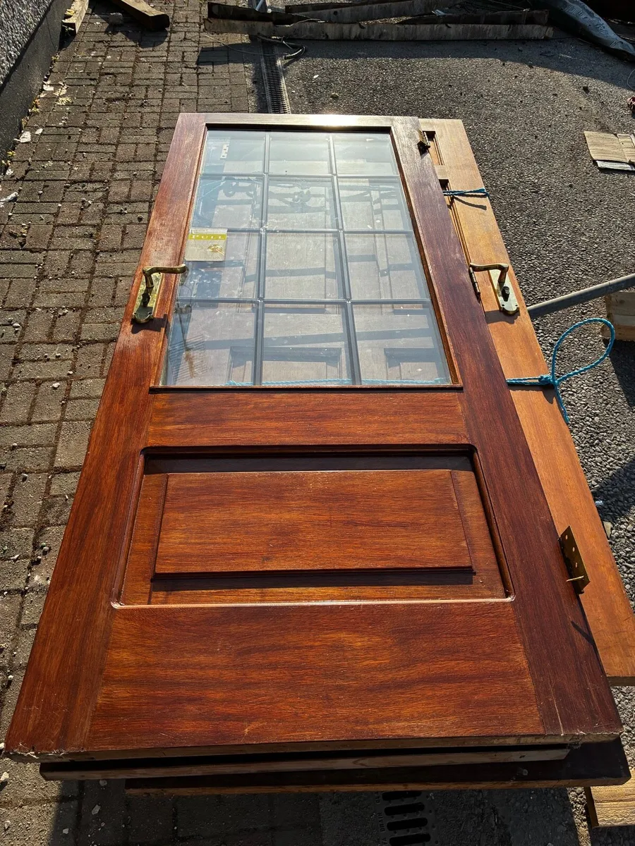 Teak doors - Image 1