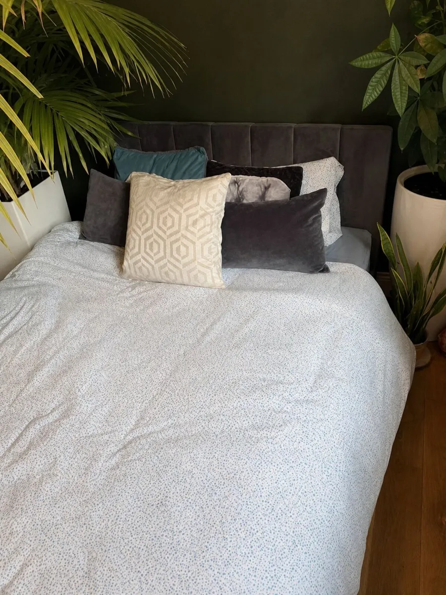 King Size Bed Frame & Mattress - Image 3