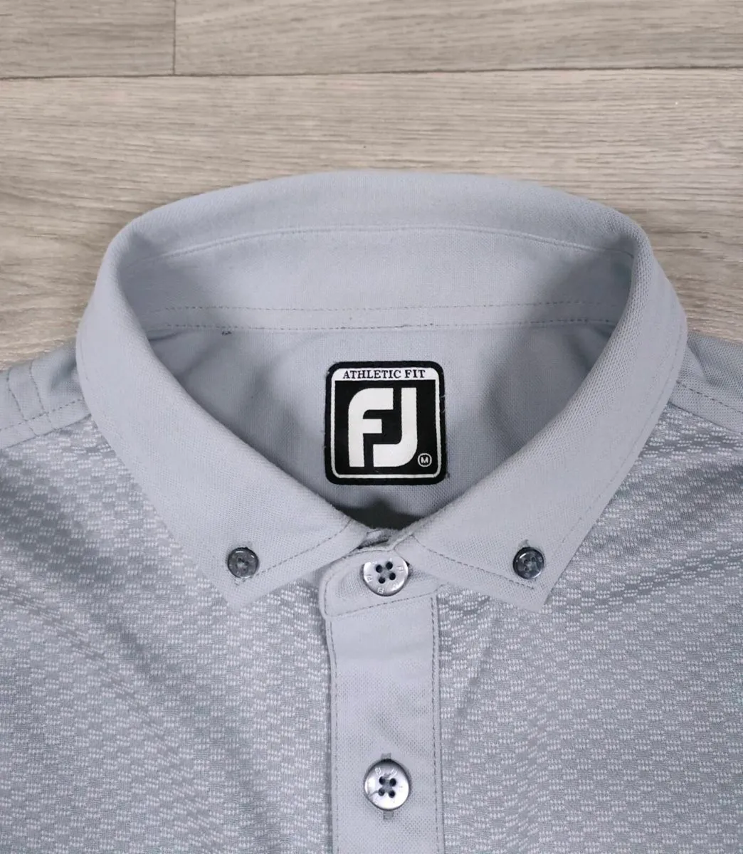 FootJoy FJ Long Sleeve Golf Polo Shirt Mens Medium - Image 3
