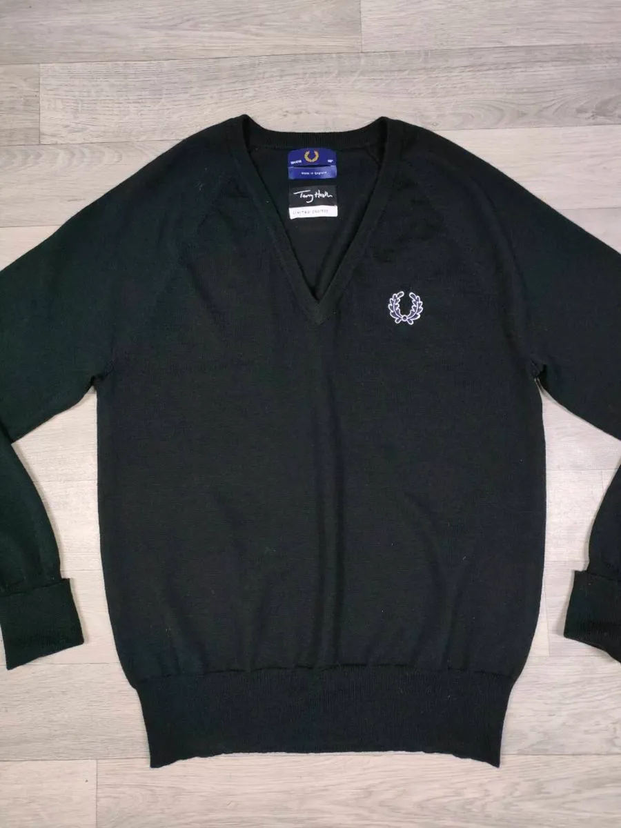 Fred Perry Terry Hall Limited Lambswool Jumper M - Image 2