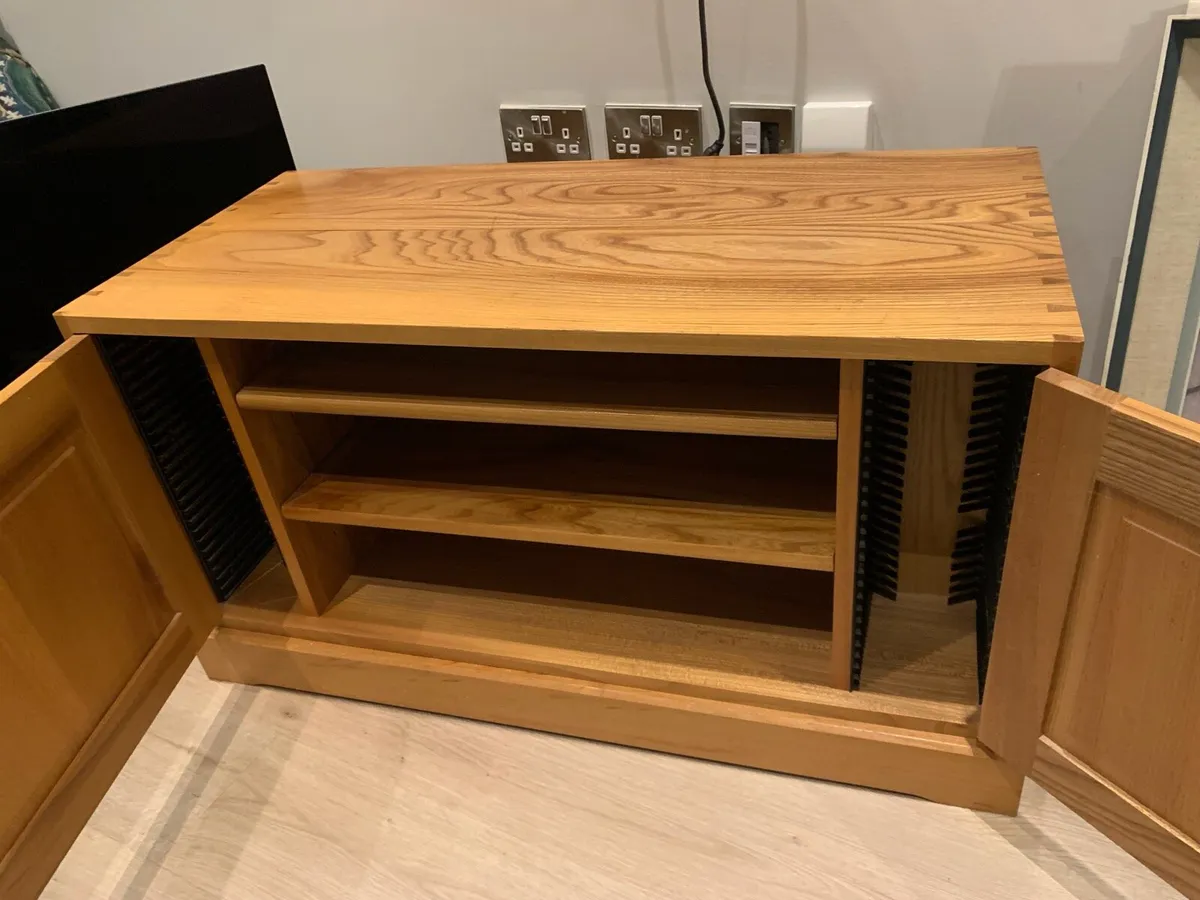 TV Storage Unit Solid Ash - Image 1